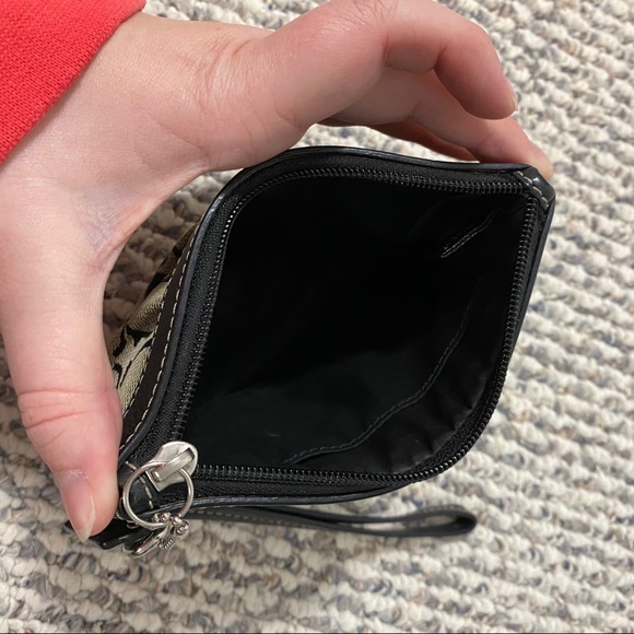 Coach Gray & Black Wristlet - Picture 6 of 6